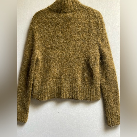 COS Chunky Oversized Shawl Neck Alpaca Wool  Sweater Sz M - Picture 2 of 9